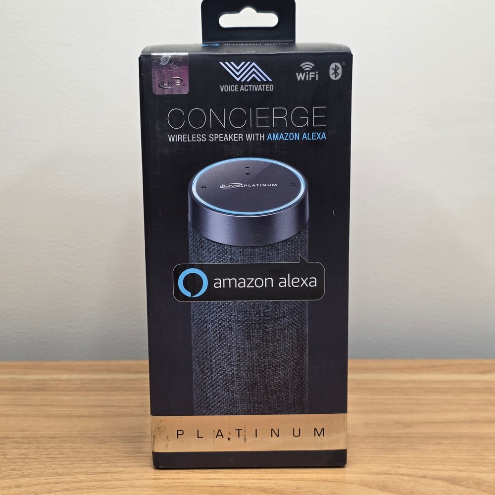 iLive Platinum‎ Concierge Wireless Speaker Amazon Alexa Wi-Fi Bluetooth ISV567B